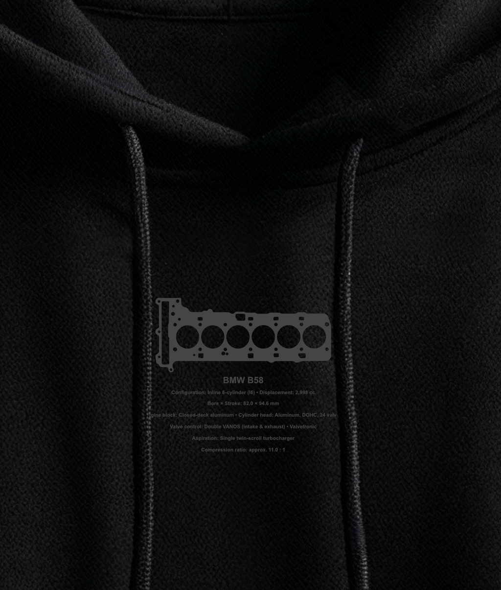 Hoodie, B58 Print