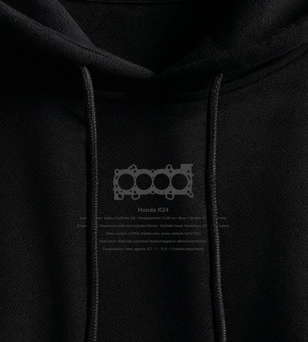 Hoodie, K24 Print