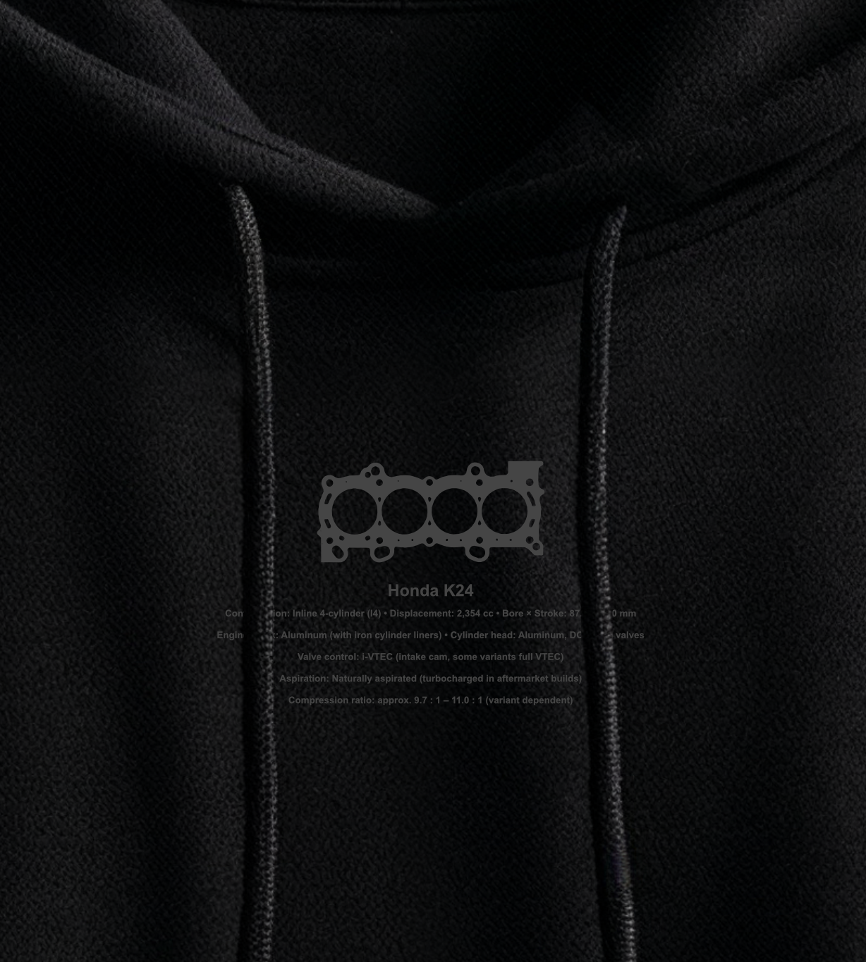 Hoodie, K24 Print