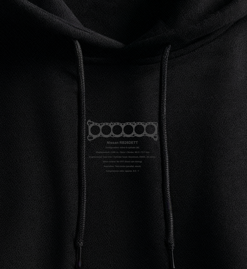 Hoodie, RB26 Print